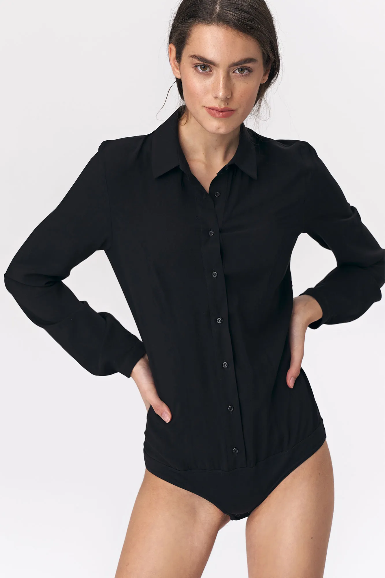 bitter Certificaat Mijlpaal Body blouse - black - Nife